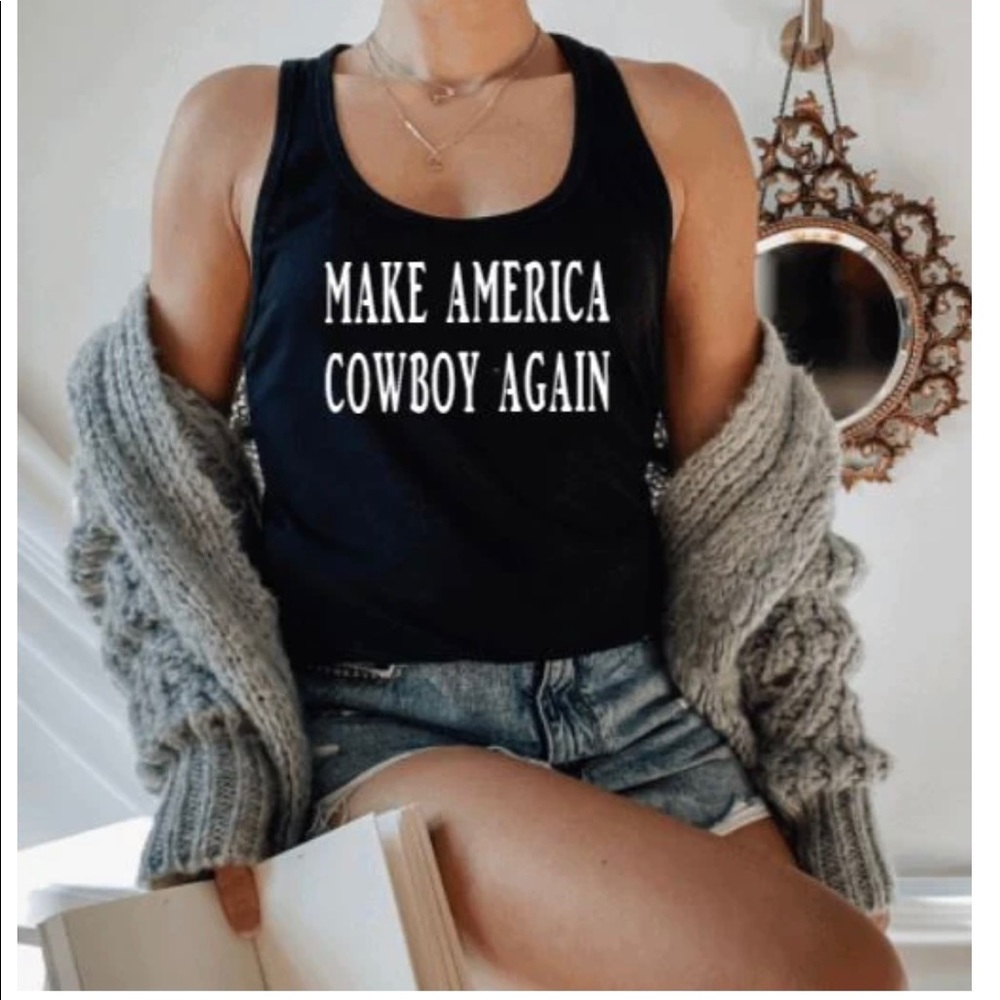 Make America Cowboy Again Tank top